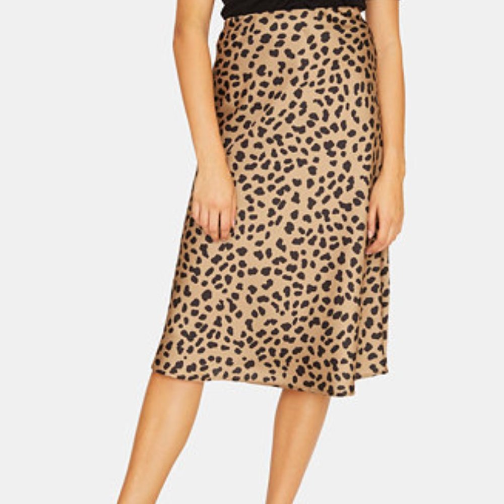 Sanctuary Leopard Print Midi Skirt - Size M